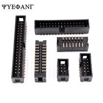 조명 5Pcs SMT DC3 6/8/10/12/14/16/20/30/40 위치 IDC 이중 행 2.54mm 피치 커넥터 SMD PCB 소켓, [10] 2x20P