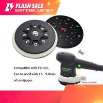 전동 드릴 사포 무선 샌딩기 바닥 스핀들 샌더 수동 필름 대리석 연마기festool 연마 연삭 용 6 인치 150mm 다중 구멍 먼지가없는 소프트하드 샌딩 패드 백킹, 부드러운