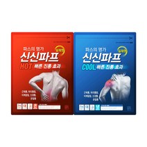 신신파프 쿨파스(5매입)+핫파스(5매입) 세트 붙이는파스, 2세트