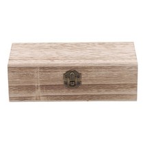 원목보석함 뚜껑 데스크탑 천연 나무 조가비 보관 케이스 수제 공예 상자 레트로 보석 1 개, [02] Light color