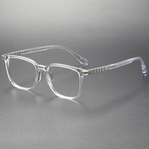 일본 초경량 안경 테 티타늄 가벼운 클리어 아세테이트 사각 9618