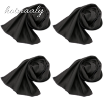hotmally 아이스 스포츠 쿨타올 4p 급냉 건식 쿨 땀 수건, 블랙, 4개