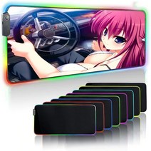 rgb 장패드 MRGLZY 마우스 패드 컴퓨터 테이블 게임 백라이트 애니메이션 데스크 매트, 03 250X350MM_02 Thickness 4MM