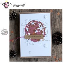 모양 틀 다이컷 piggy craft 금속 절단 몰드 스타 링 장식 스크랩북 종이 공예 칼 금형 블레이드 펀치 스텐실, a-69