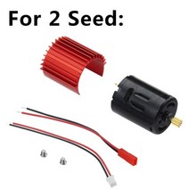 RC서보 아두이노서보모터 52000 rpm mn wpl 업그레이드 부품 370 2단 기어박스용 고속 모터 및 wpl d12- 모터, 백만 빨강