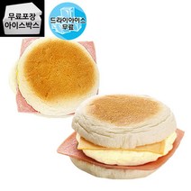 잉글리쉬 머핀 샌드위치120g 햄에그, 구스 잉글리쉬머핀샌드위치 1봉(