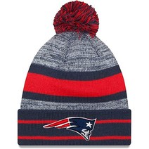 New Era 유니섹스-성인용 NFL 공식 스포츠 니트 클래식 커프 니트 폼 비니 모자