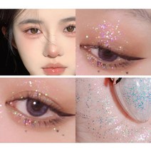 리퀴드 아이라이너글리터애교살 글리터 메이크업, 1개, 01