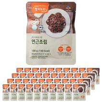 CJ 헬씨누리 연근조림 100g X 40개 (고령친화식품인증)