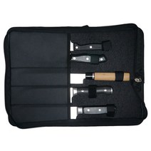 노미니 휴대용 천 칼가방, 1) 천 칼가방 5PCS 4홈, 1개