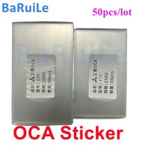 OCA광학 투명 접착제 아이폰 5 6 7 8 플러스 XS 11 12 13 14 프로 맥스용 미쓰비시 스크린 필름 라미네이팅, 10 50x 13mini