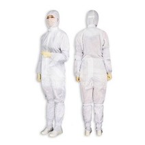 KM 크린룸 작업복 후드 원피스 무진복 방진복 케이엠 H2 용품 8W90BD64, 화이트3XL