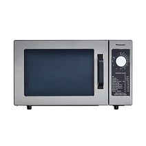 Panasonic NE-1025F 컴팩트 경량 조리대 상업용 전자레인지 6분 전자 다이얼 제어 타이머 바닥 에너지 공급 1000W 0 8 Cu 피트 용량 실버, 다이얼 컨트롤 타이머_전자레인지