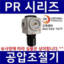 TPC메카트로닉스 PR3-02G TPC제품 공압레귤레이터 에어조절기 압력증압 압력감압 압력계 (TAR3000생산종료대체품) 관접속구경1/4인치(8A) TPCFRL