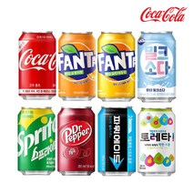 코카콜라 355ml 뚱캔모음 음료기획 환타 오렌지 파인 포도 밀크소다 닥터페퍼 파워에이드 스프라이트 업소용 편의점음료 캔음료 배달용 사무실 가정용 식자재, 코카콜라12개+닥터페퍼12개