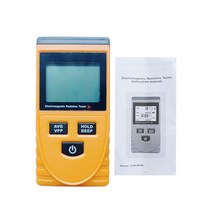 전자파 전자기파 측정기 전계강도 검사기 전자기장 방사선 검출기 테스터 EMF 미터 카운터 방출 선량계 컴퓨터 전기장 자기장 Dosi, 노란색 상자 없음, 1개