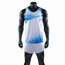 마라톤복장 남성 여성 조끼 + 반바지 패션 러닝 세트 트랙 필드 스포츠웨어 스프린트 러닝 슈트 의류 마라톤복, 하지만 4xl, 하얀색