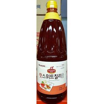 대상 핫 스위트 칠리 소스 2.1kg 액상 업소 전문 식당 식자재 식자제 쇼핑몰 마트 용 점 점용, 1