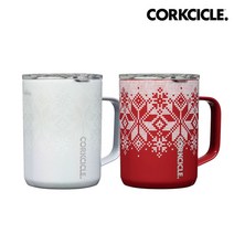 [공식 수입사] 콕시클 470ml 보온/보냉 머그, 크리스마스 머그 레드 (470ml)