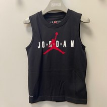 플레이키즈프로 조던주니어 2022 여름신상! 블랙 나시티셔츠**하이브랜드민소매티셔츠(140~170)_NC순천