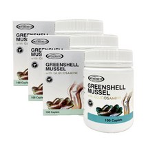호주 마더네스트 초록입홍합 1500mg 글루코사민 100정 x3 초록홍합, 3box