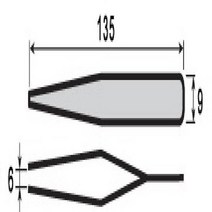다용도 수작업 REGINE 정전기핀셋 REGINE-CR AL 3B, 상세페이지 참조