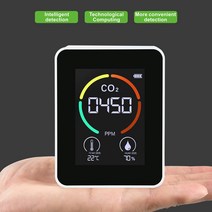 복합가스측정기 가스감지기 휴대용 CO2 미터 검출기 다기능 온 습도계 홈 지능형 가스 분석기 가정용 디지털 대기 오염 모니터, 한개옵션0