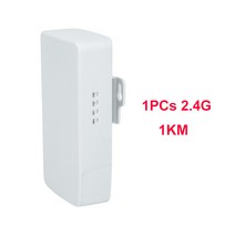 공유기 야외 12KM 장거리 300450Mbps 24G/58G 무선 라우터 무선 브리지/와이파이 리피터/와이파이 신호 증폭기, 01 EU, 01 1pcs 2.4G