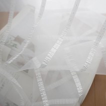 280cm 초광폭 쉬폰 레이스 커튼 원단 천 3종, 라인