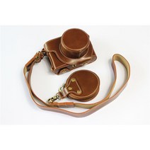 라이카 D-LUX7 호환 가죽 케이스 속사 하프 보호 카메라케이스, 07.풀세트 브라운, 1개