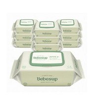 베베숲 저자극 제로 물티슈 캡형, 21팩, 80매