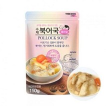 애견간식 더독 수제 북어국 1팩 150g, 본상품선택