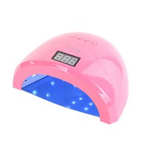 e세상 SUN 48w 젤 네일 램프 UV LED 자동센서 무해자연광 레진공예, 1개, 레드핑크+어댑터