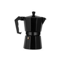 Moka Pot 이탈리아 커피 머신 에스프레소 알루미늄 게이저 메이커 주전자 라떼 스토브 클래식 바리 스타 액세서리 600ml, 300ml-black