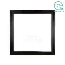 금강산업 알루미늄 컬러 점검구(나사형)(600mm) (1EA), 반광, 블랙, 1개