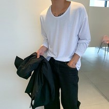 Dr.j 루즈핏 U넥 긴팔티