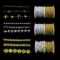 롤 체인 줄 비즈, 9큐빅 무궁(금색)