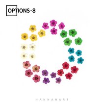 압화 작은 수선화[5개입]색상선택, 레드