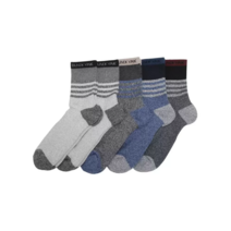 블랙야크 성인 남성 여성 중목 아웃도어 등산양말 5매, 남성 양말 5매