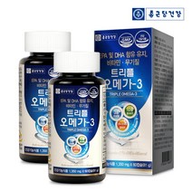 [종근당건강] 트리플 오메가3 2병(4개월분) / 멀티비타민+미네랄, 상세 설명 참조, 상세 설명 참조