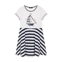 헤지스 SAIL AWAY 반팔 원피스 HQM13NJ63M NV