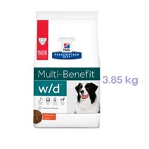 힐스프리스크립션 다이어트 힐스 독 w/d wd 3.85kg 당뇨 비만 체중관리 처방사료, 1개