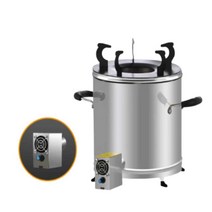 소각기 옥외 공장용 쓰레기 화목 난로 현장 소각기, 일반 재제거 모델 선풍기 바람막이 유리 세트