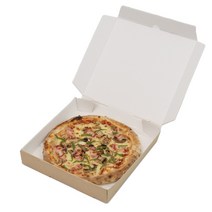 크라운포장 크라프트(KP) 사각피자박스 9인치(255 X 255 X 45mm) 30개입 포장 음식 단상자 식품 패키지 용기