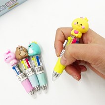 0.7mm 마이푸딩 미니 4색볼펜 1개, 단품, 상세페이지 참조