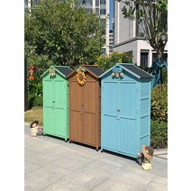 조립식창고 정원 농기구 농막 컨테이너 대형 아웃도어, 블루 A L사이즈
