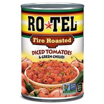 Rotel Fire Roasted Diced Tomatoes Green Chilies 로텔 파이어 로스트 다이스 토마토 앤 그린 칠리 10oz(283g) 10팩