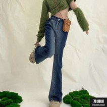 가바바 여성 팬츠 기본디자인으로 멋내기 심플베이직 데일리룩 부츠컷 데님팬츠 G69848