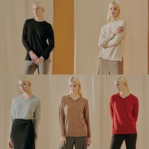 [최초가59900]여성울실크루즈핏니트3종세트