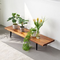 베브르 30T 멀바우원목 1150 다용도 선반 화분대, 색상:멀바우